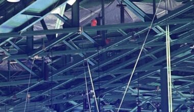 Home depot bucket(s) in the rafters?