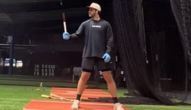 Via Bryce Harper on TikTok - Wearing a Shirt that says “Not Elite