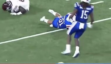 Drew would run it up the gut for a 93yd 3rd down conversion attempt.