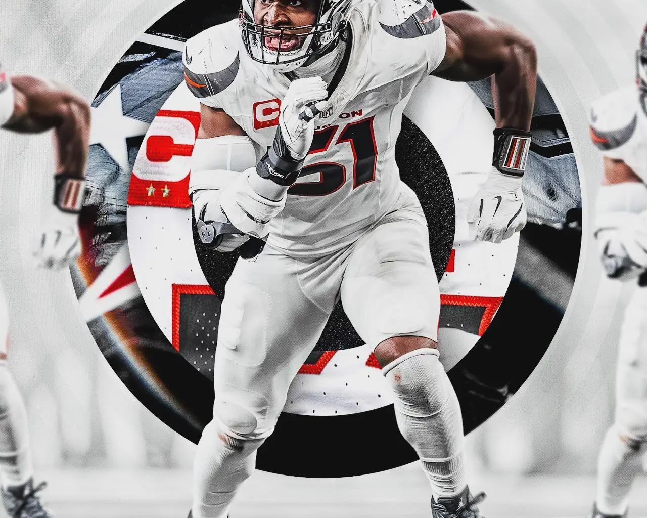 Texans will be wearing liberty whites against the chargers. 🤘