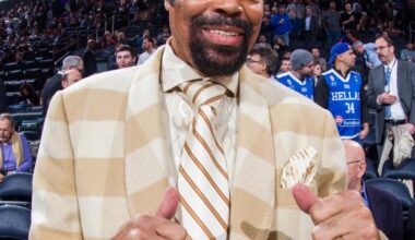 Clyde says “We play Orlando Sunday at Noon, don’t stay up all night on Reddit.” 😜