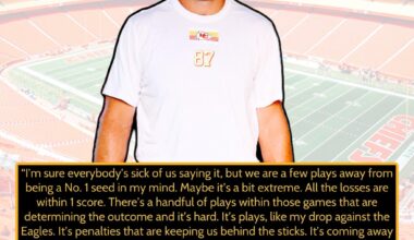 Travis Kelce said the Chiefs are “a few plays away” from having the No. 1 seed in the AFC. “We’re this f***ing close.”