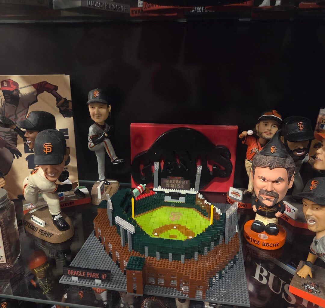 The Giants memorabilia cabinet gets a new addition
