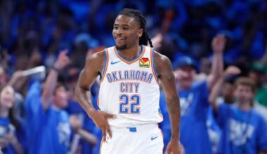 After starting out as one of the worst shooting teams in the league, OKC is currently up to the 5th best 3 point % team