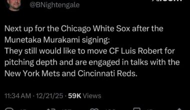 [Nightengale] Mets and Reds engaged in talks regarding Luis Robert, Jr.