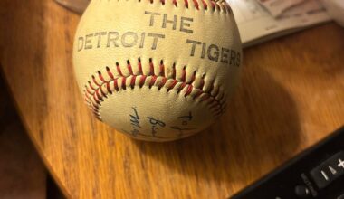 I have a 1968 Detroit Tigers baseball that’s also autographed by Mickey Lolich