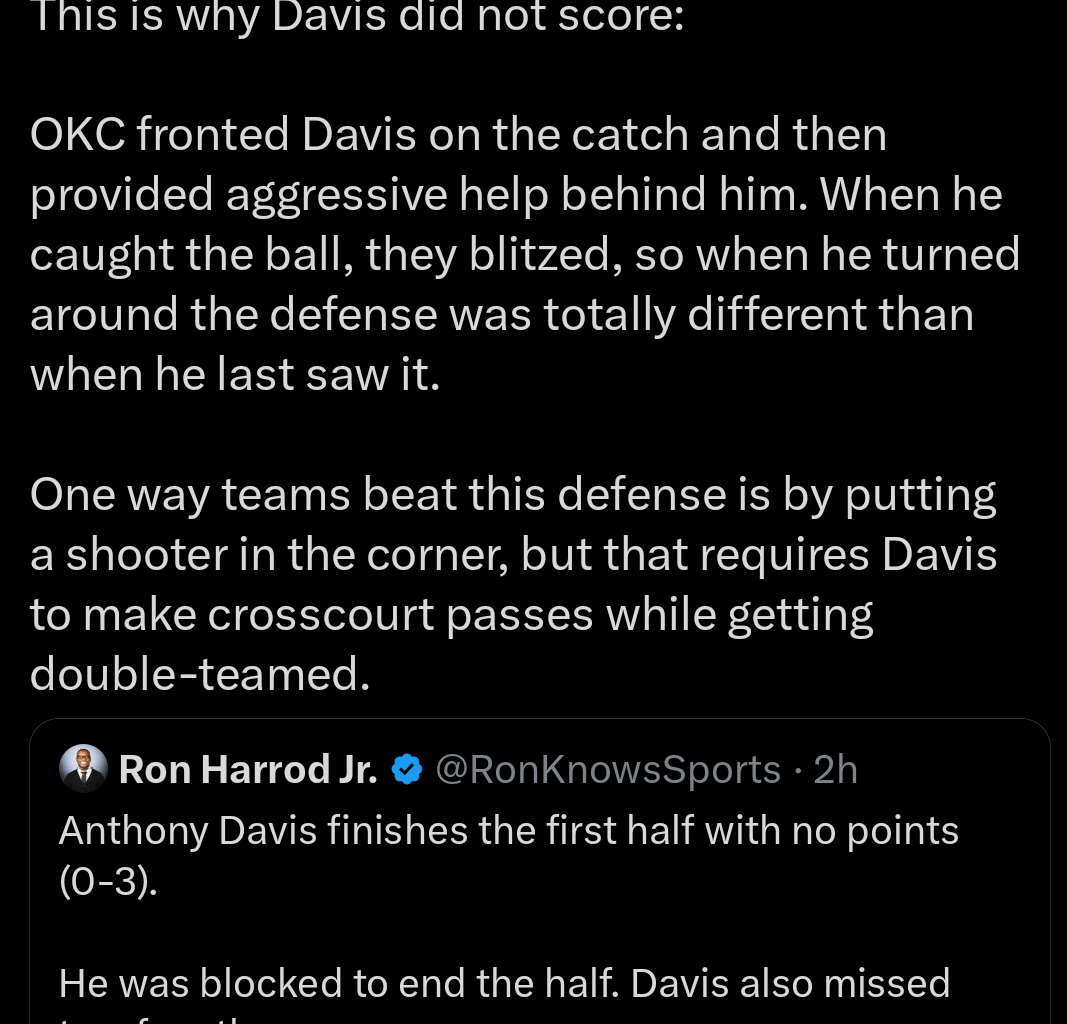 We used to have a guy who could make those cross-court passes out of double teams