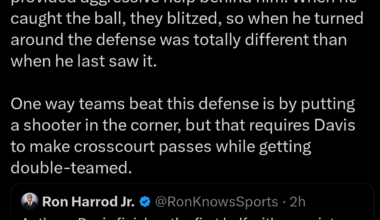 We used to have a guy who could make those cross-court passes out of double teams