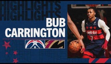 Highlights: Bub Carrington puts up 27 points vs. Cleveland Cavaliers | 12.12.25