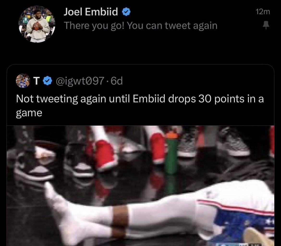 Embiid loves his fans