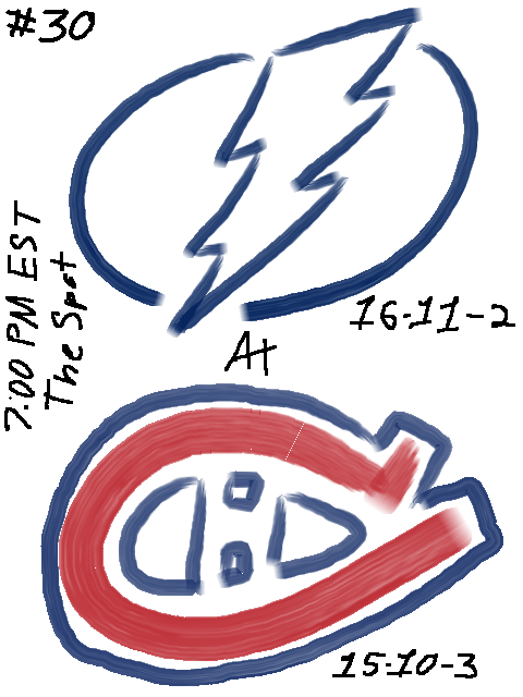 [PREGAME] Tampa Bay Lightning at Montréal Canadiens - 7:00pm EST - 12/09/24 - The Spot – Score A Goal, You Fucking Bums Back-to-Back Edition