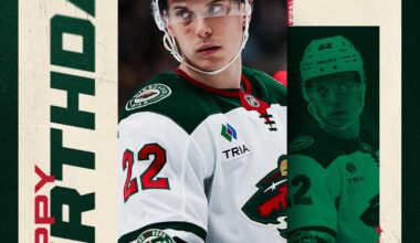 [MN Wild] A Golden Birthday for Number 22