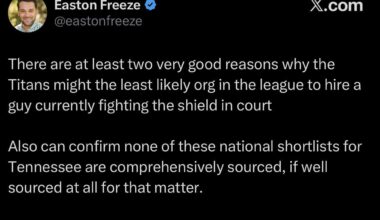 Easton Freeze confirms that the coaching "shortlists" provided by national reporters lack comprehensive sourcing. Also provides reasoning as to why Brian Flores may not be a current candidate.