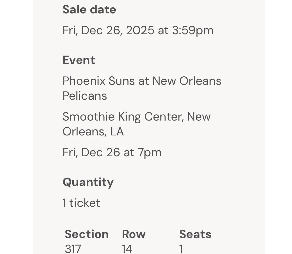 After Seeing the Pelicans Live