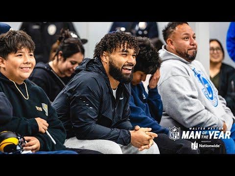 Kyren Williams Named The Rams' 2025 Walter Payton Man Of The Year Club Winner