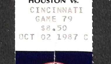 Old Astros stubs