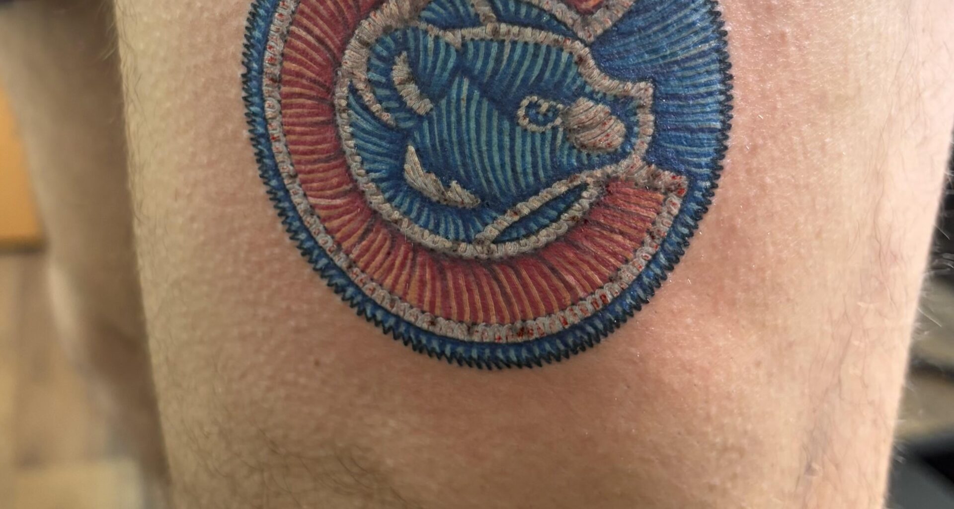 Got my first Cubs tattoo this week…