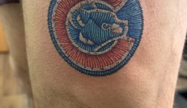 Got my first Cubs tattoo this week…
