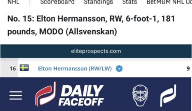 Elton Hermansson YOU are a Calgary Flame