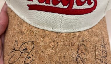 Got this cool hat. Anyone know if these signatures are from any players?