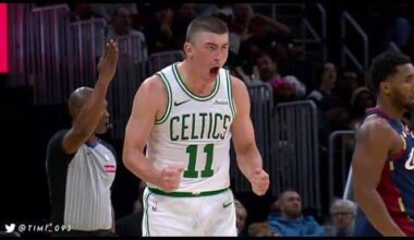 [HIGHLIGHTS] Pritchard erupts for season-high 42 points, Brown gets his fourth career triple-double while Jordan Walsh posts 14 points and 11 rebounds as the Celtics win in Cleveland on the second night of back-to-back!