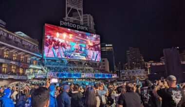 Went to survivor series, was weird straight up being on the field for it