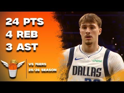 Cooper Flagg 24 Points/3 Assists vs 76ers Full Highlights! (12/20/2025)
