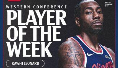 Kawhi Leonard is the Western Conference Player of the Week 😤🤖