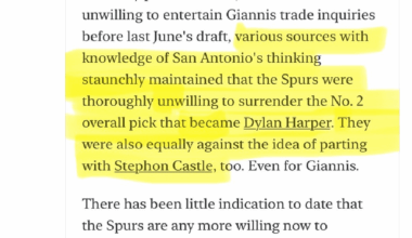 According to rumors, both Castle and Harper are off limits for Giannis