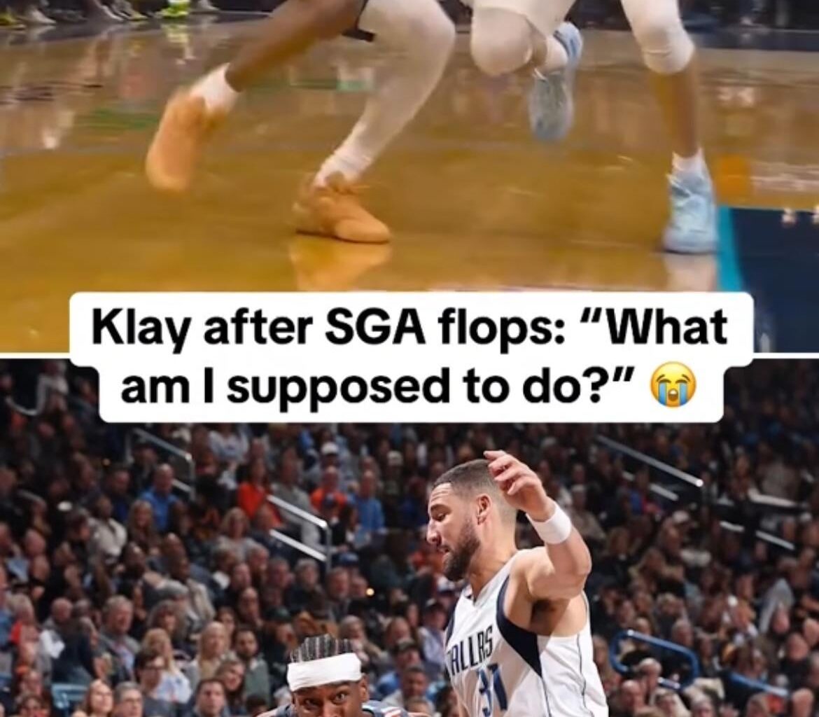 Klay complaining after a clear foul is hilarious 😭