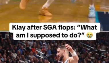 Klay complaining after a clear foul is hilarious 😭