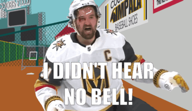 I DIDN'T HEAR NO BELL!