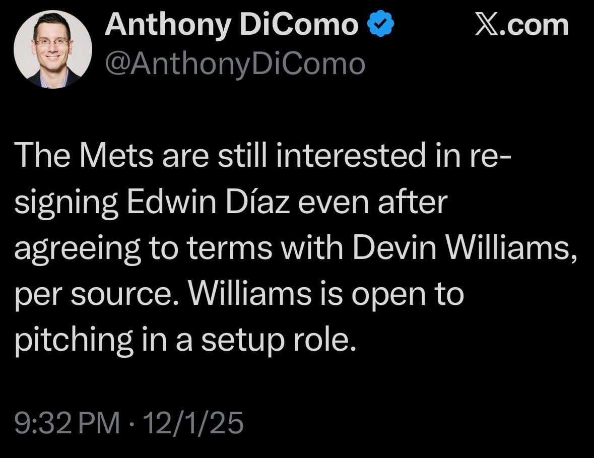 [DiComo] Mets still interested in keeping Diaz