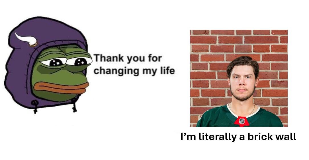 How the last few weeks have gone as a Vikings/Wild fan