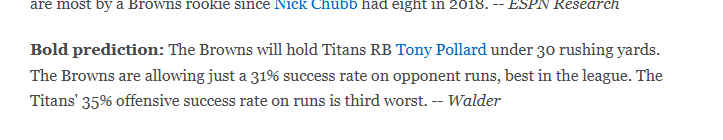 ICYMI: Bold Prediction by ESPN's Walder last week