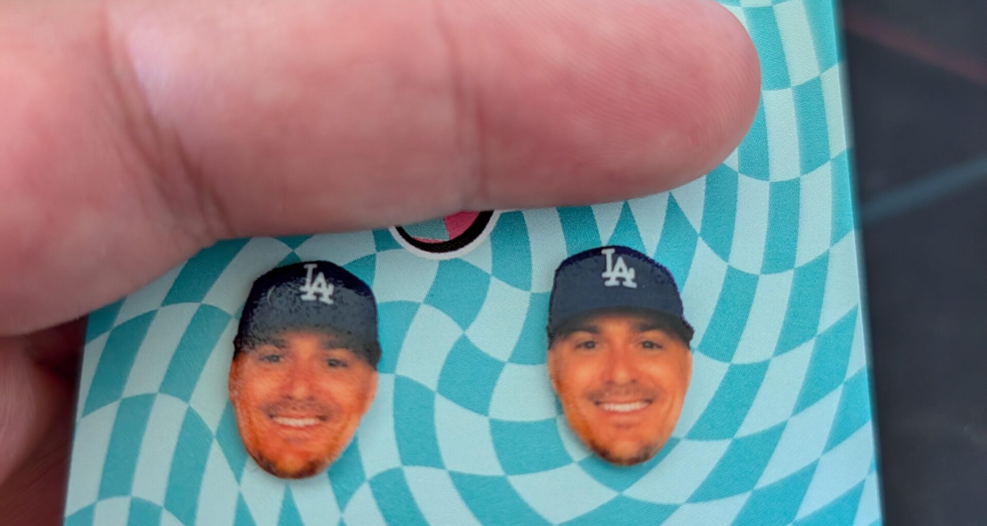 My wife requested Dodgers earrings for Xmas, I think I nailed it!