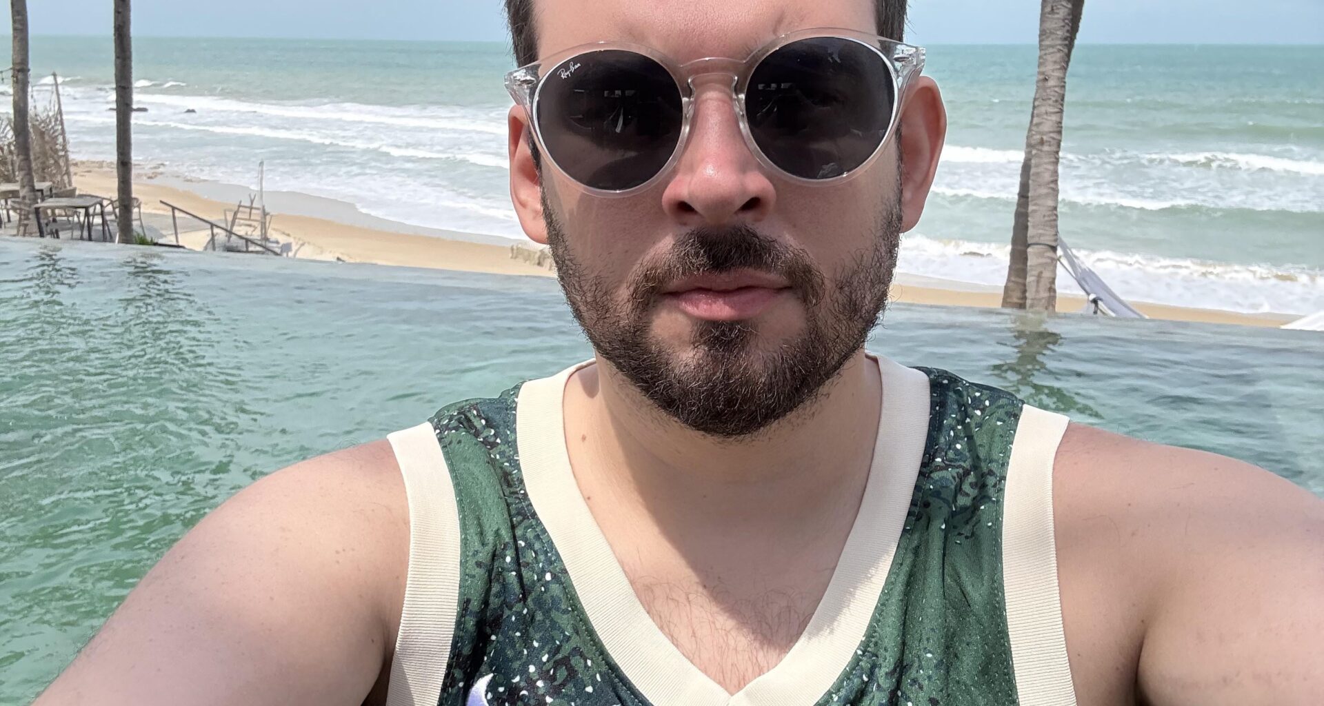 Here in the northeast of Brazil repping the Bucks. We gonna win today. Taiba Beach-Brazil