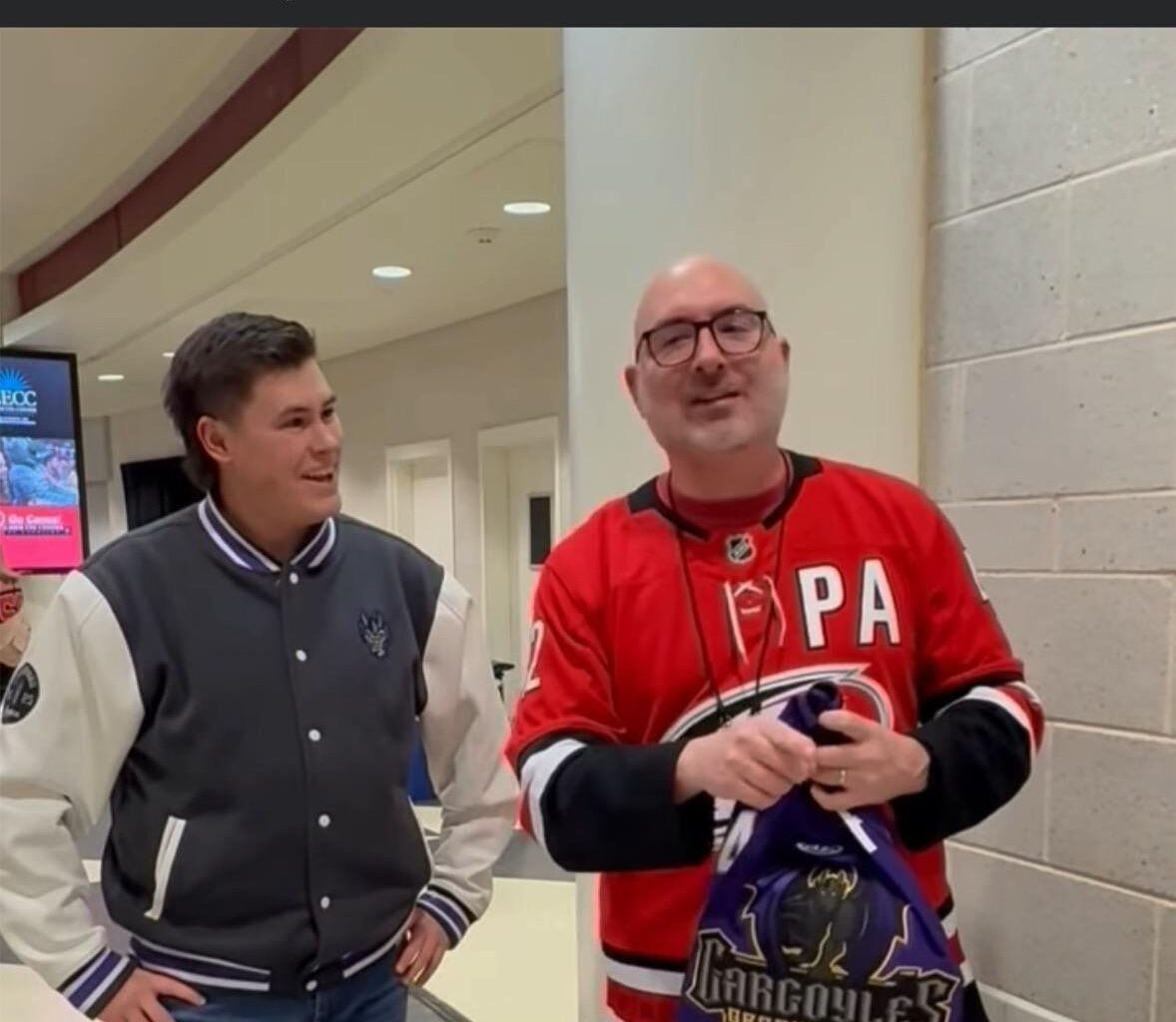 Hear Wade Minter announce for the Gargoyles Tonight and Saturday.