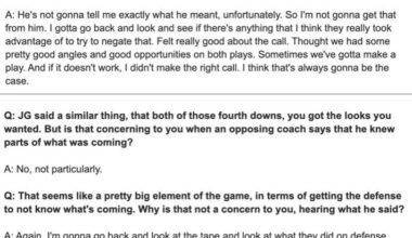 These are actual words from Drew Petzing when asked about Todd Bowles dunking on him in his post game presser. This is egregious man