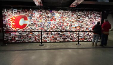 Photo wall at the dome.