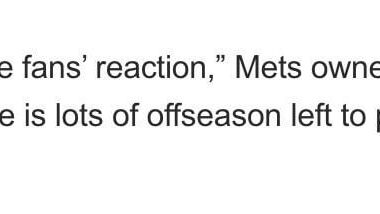 Steve Cohen comments on the Mets’ offseason so far