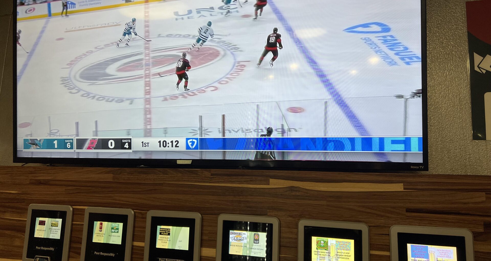Shoutout to Fahrenheit Pizza in Asheville. Playing the correct sport!