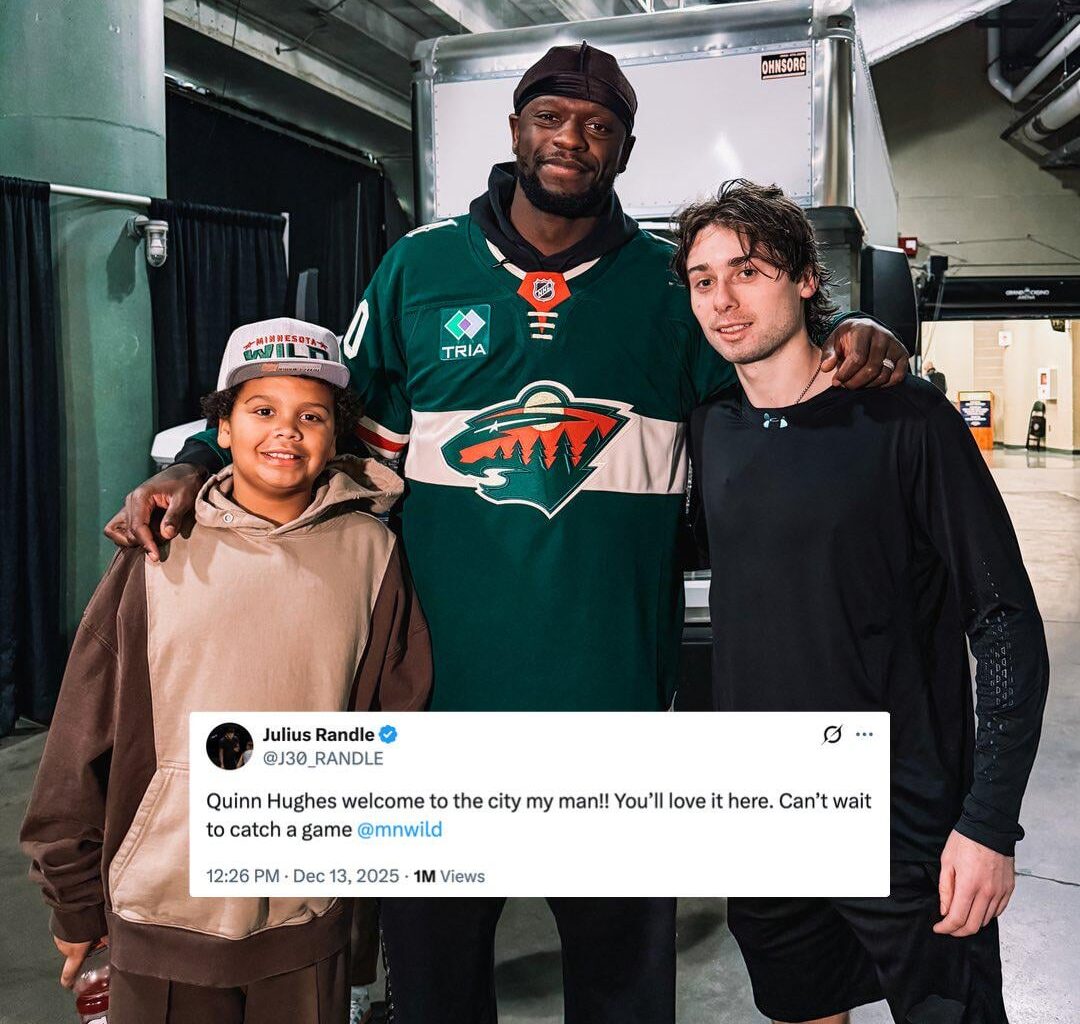 Quinn Already Making New Friends in Minnesota