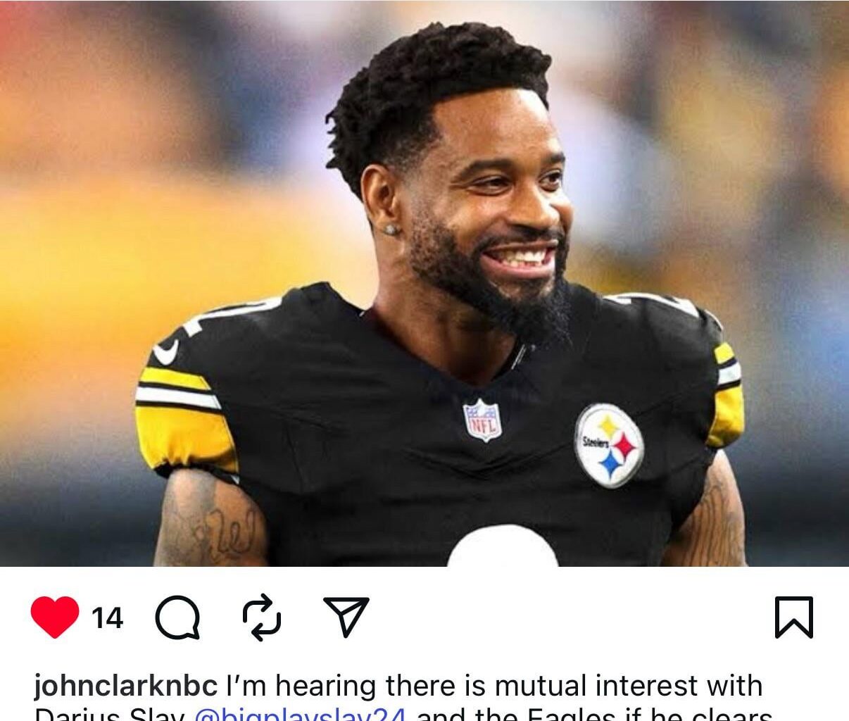 Slay and eagles have mutual interest