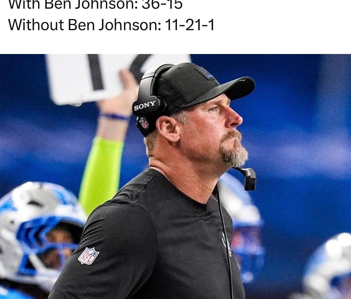Not Having Ben Johnson As Lions OC Hurt The Team Big Time!