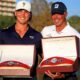 With dad in his heart and son by his side, Matt Kuchar earns emotional victory