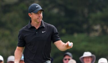 Despite whiff, Rory McIlroy survives Australian Open cut as Min Woo Lee, Adam Scott contend