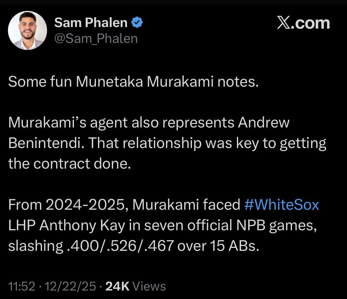 Most impactful moment Andrew Benintendi has had in a White Sox uniform