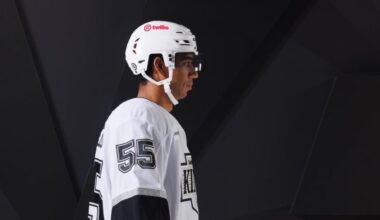 Kings announce they’re adding an ugly, red corporate sponsor logo on their helmets for away games going forward