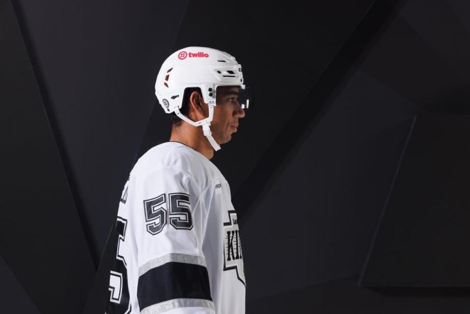 Kings announce they’re adding an ugly, red corporate sponsor logo on their helmets for away games going forward